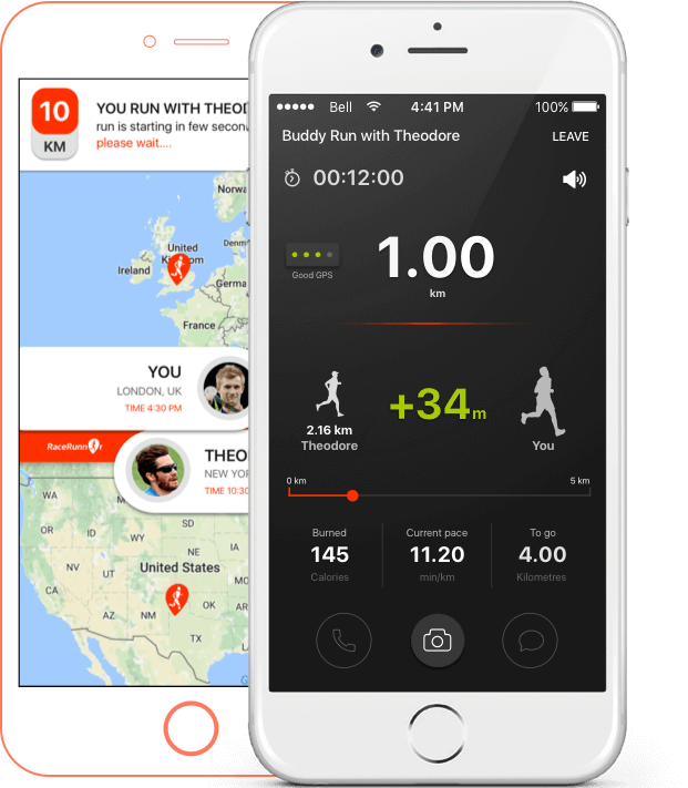 RaceRunner App | Connect Runners Around the World to a Real Time Race